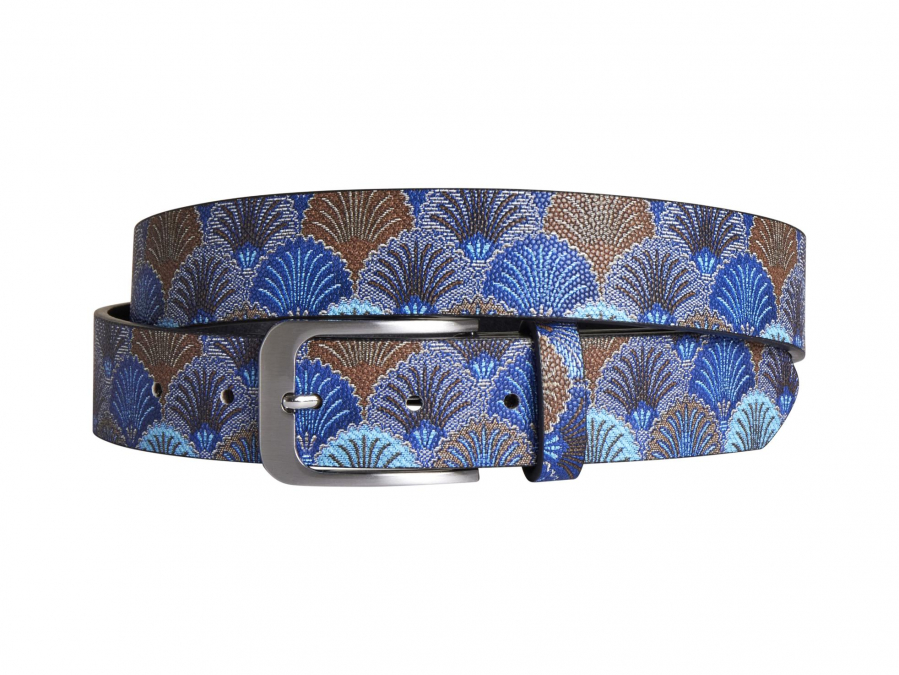 Violet, Glow, Glow, Print, Motif, Ceinture, Ceinture pour homme, Lureaux, Designer, édition limitée